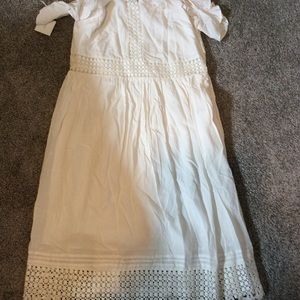 Loft white villa dress